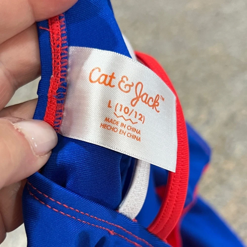 Cat & Jack and Blue Gymnastics Leotard size large 10/12